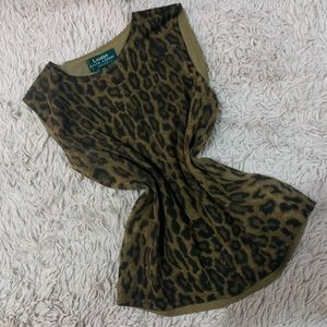 Ralph Lauren leopard print tank top 🤎